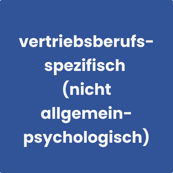 USP Vertriebsberufspezifisch
